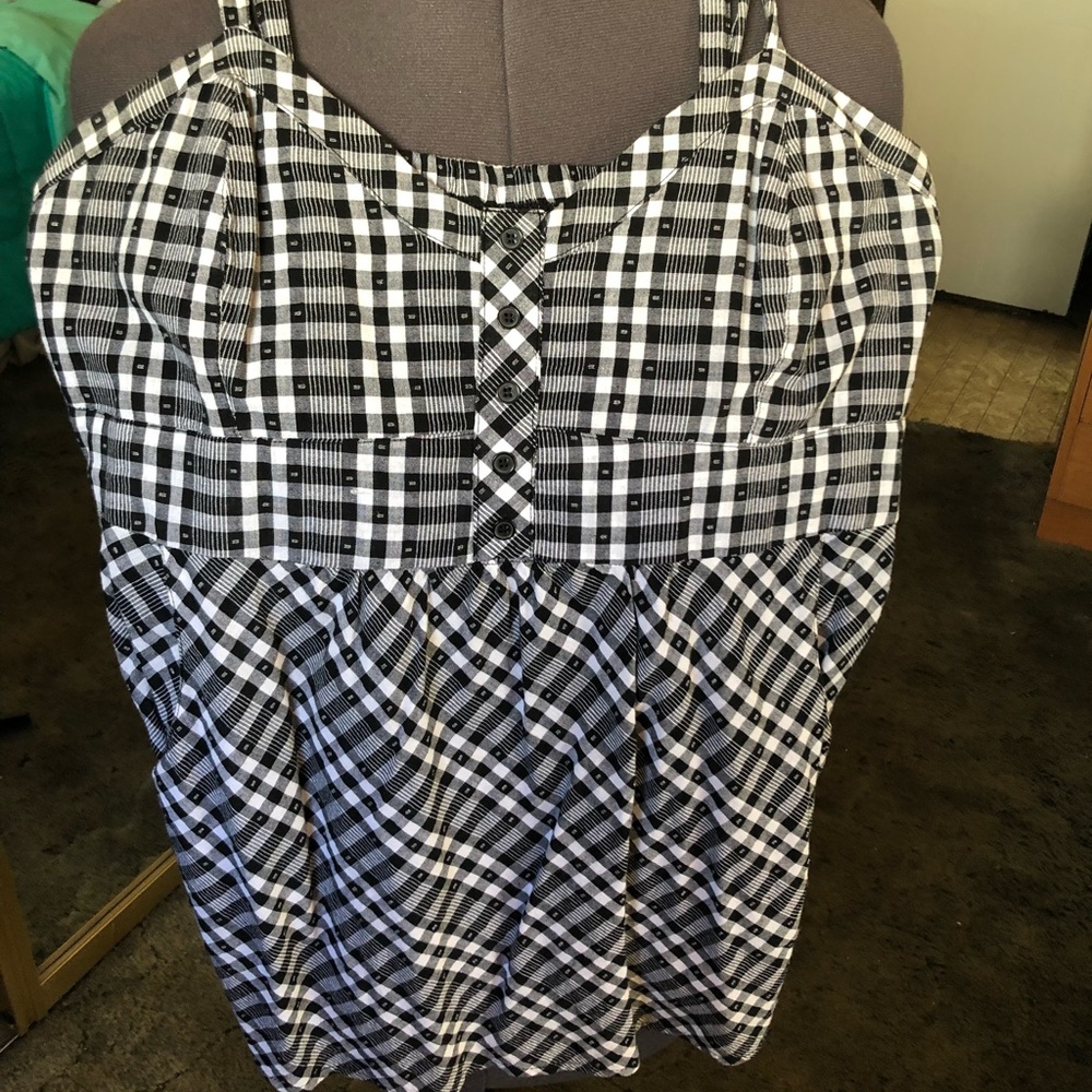 Plaid torrid tank